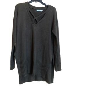 Lush army green long sweater size medium